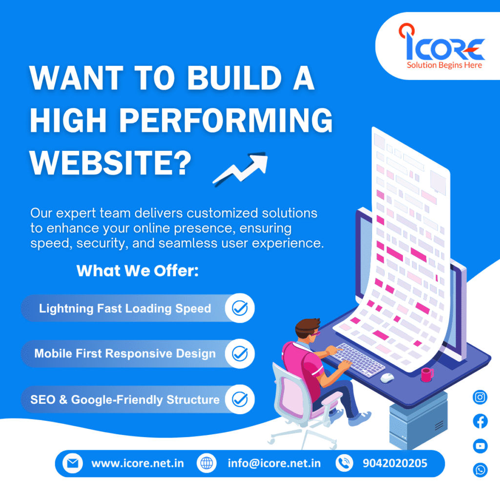 Top web design company in Coimbatore Icore 3
